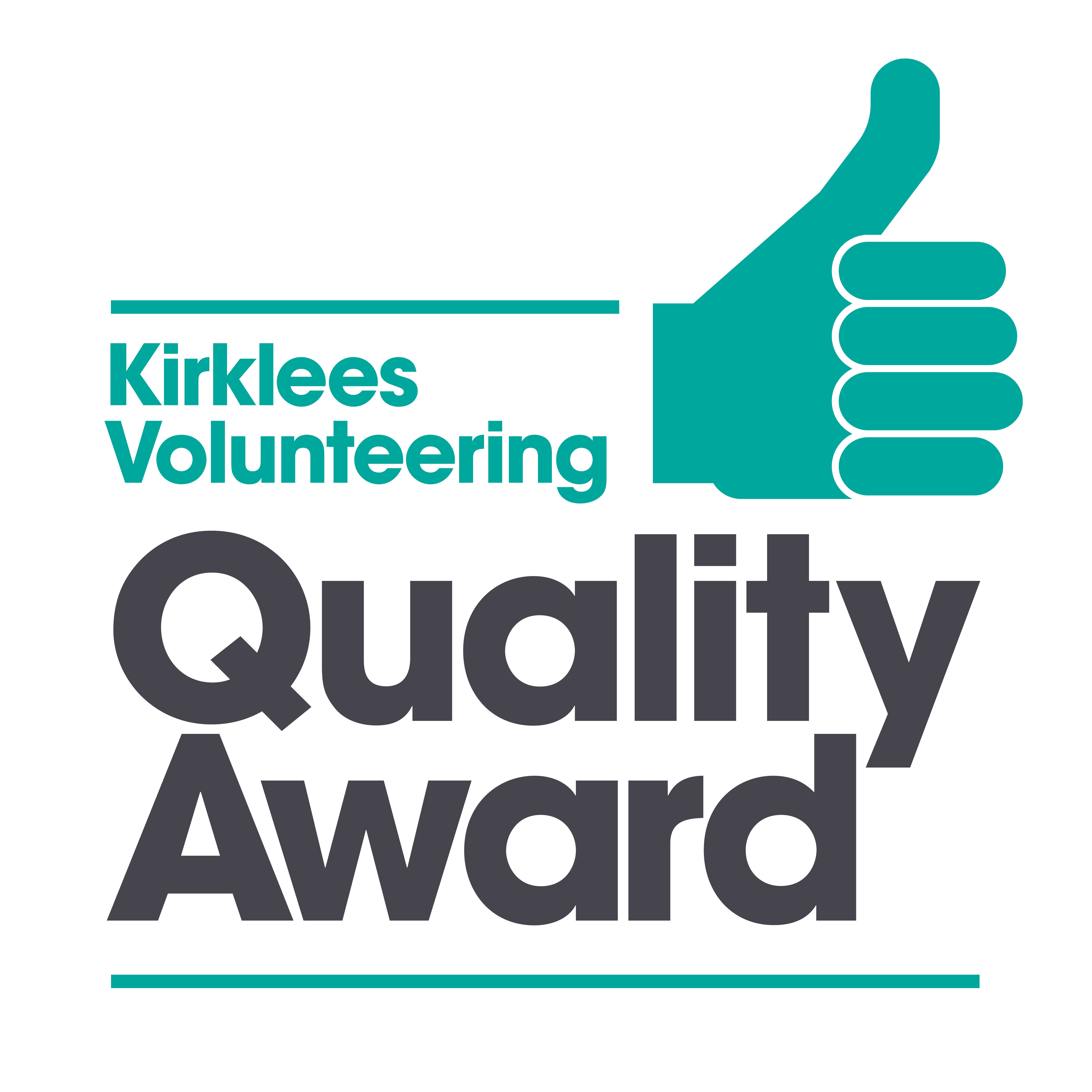 Kirklees Volunteering Quality Award Logo
