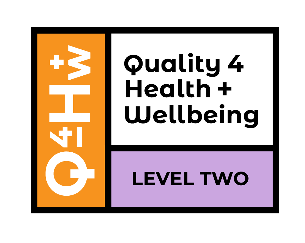 Quality for Health and Wellbeing Award Level Two Logo