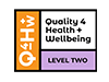 Quality for Health and Wellbeing Level Two Logo